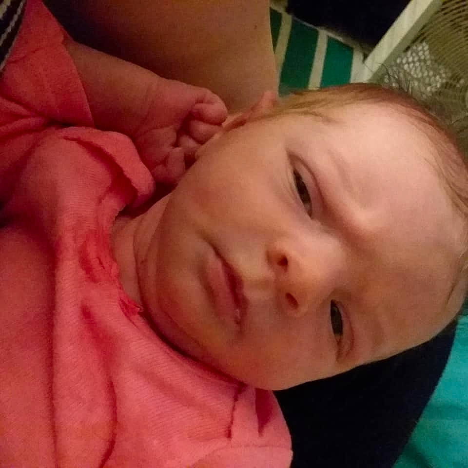 Harmonie joined the competition — help win amazing prizes! baby, cheek, child, chin, close_up, ear, eye, face, finger, forehead, hand, head, jaw, lip, mouth, muscle, neck, nose, person, skin