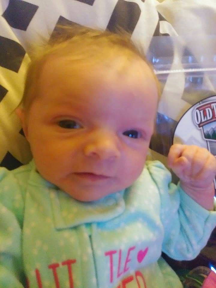 Harmonie is registered to the contest to win money with this photo: baby, cheek, child, chin, ear, eye, eyebrow, face, forehead, head, iris, lip, mouth, nose, person, skin, smile, toddler