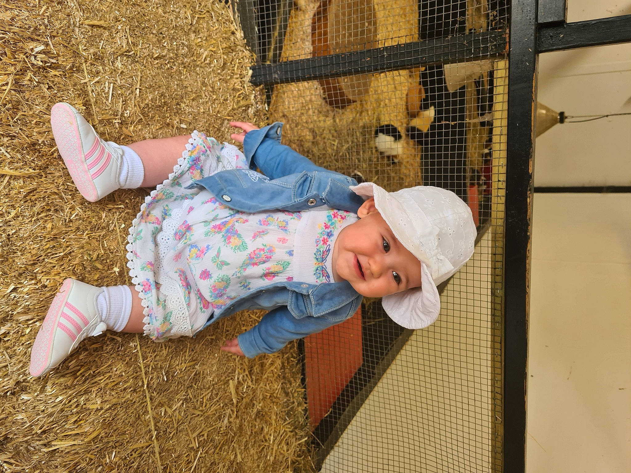 Dorothy is registered to the contest to win money with this photo: child, headwear, person