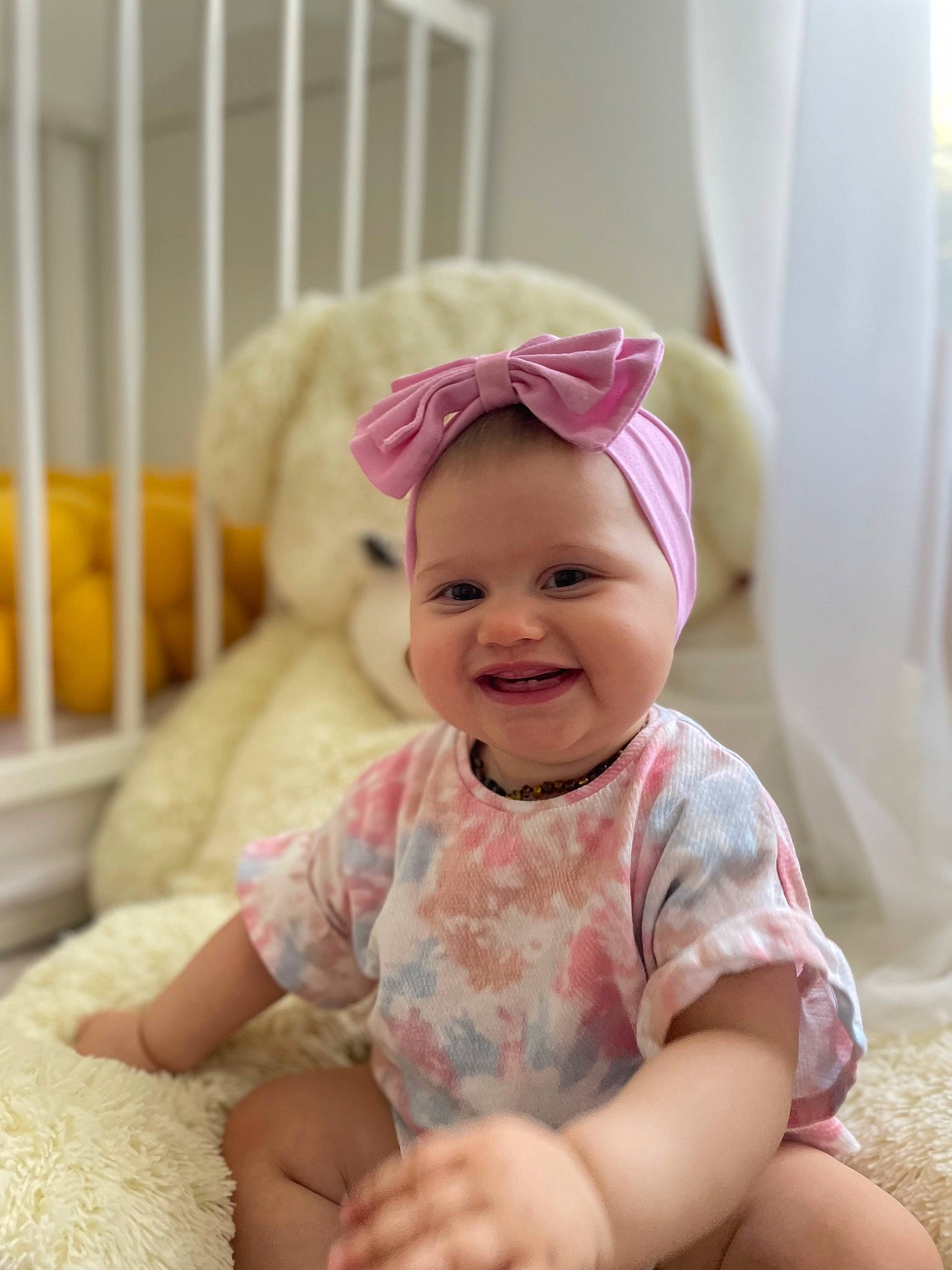 Aden Lina a rejoint le concours — aidez-le/la à gagner de superbes lots ! baby, baby_toddler_clothing, cap, child, comfort, cradle, fashion_accessory, fun, happy, headgear, headwear, joy, linens, magenta, nursery, person, pink, play, skin, sleeve