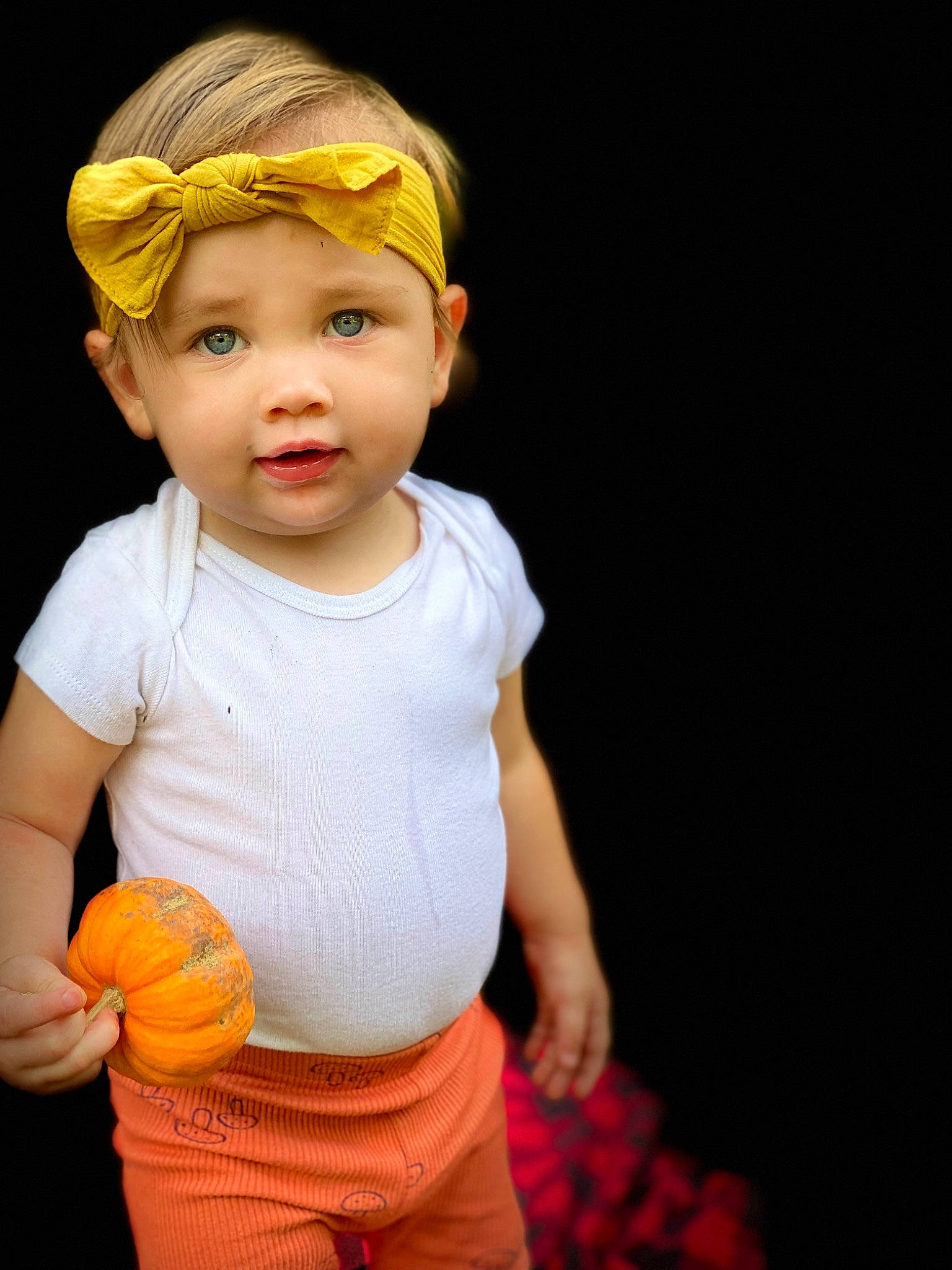 Jazlynn joined the competition — help win amazing prizes! baby, baby_toddler_clothing, calabaza, cap, child, eyewear, fashion_accessory, fun, goggles, happy, hat, headwear, jewellery, person, personal_protective_equipment, portrait_photography, sitting, sleeve, standing, t_shirt