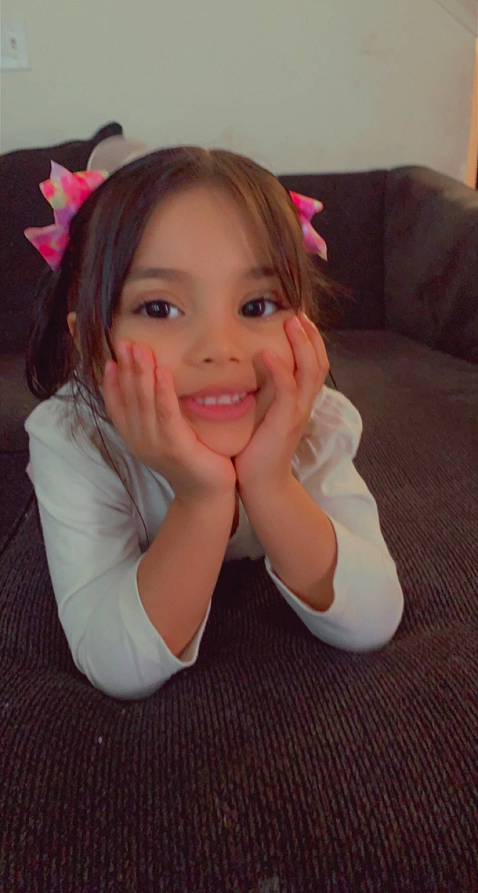 Kamila joined the competition — help win amazing prizes! black_hair, comfort, dress, eye, eyebrow, eyelash, finger, flash_photography, gesture, hand, happy, human_body, iris, joy, lip, neck, person, petal, pink, skin