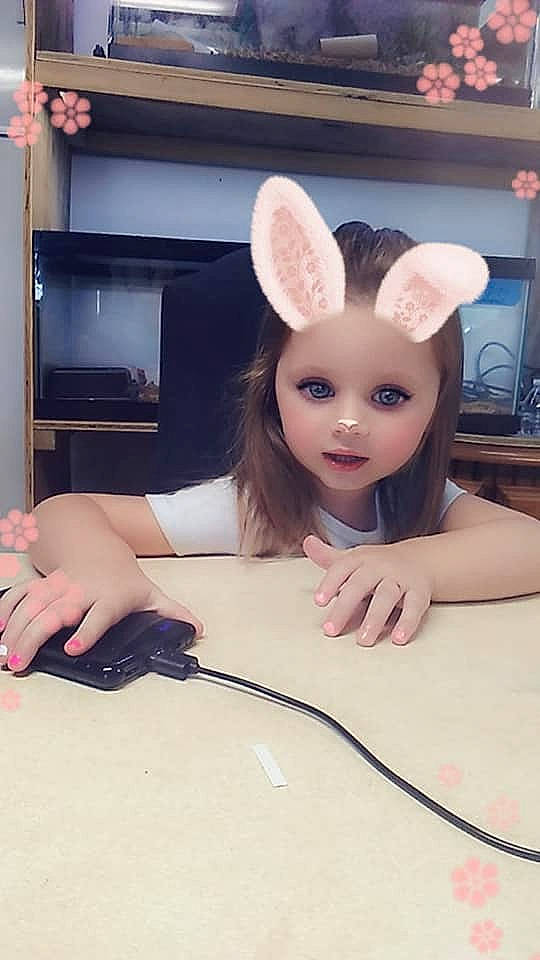 Nevaeh Rain joined the competition — help win amazing prizes! ear, girl, person, skin