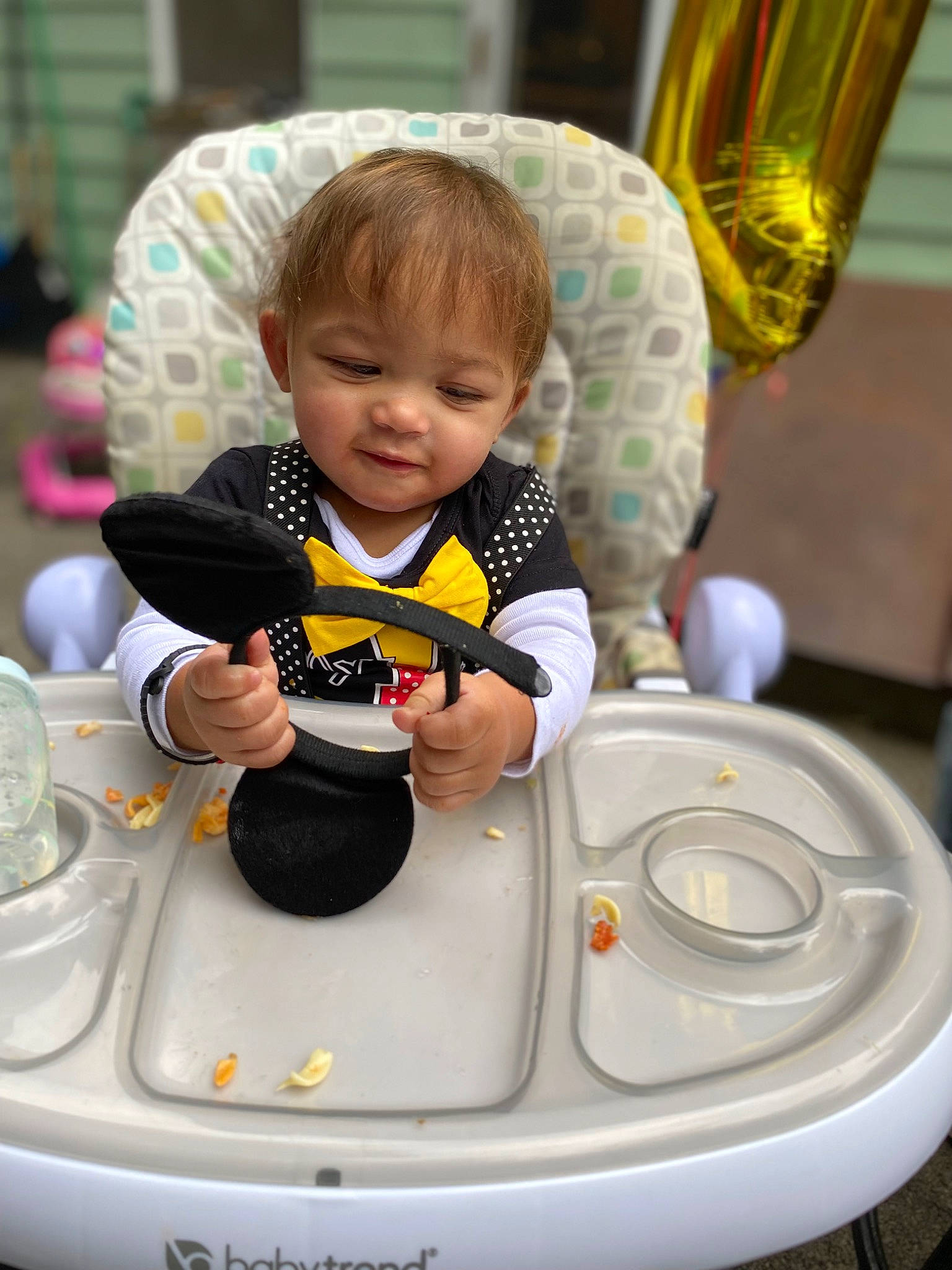 Jeremiah joined the competition — help win amazing prizes! auto_part, automotive_wheel_system, baby, baby_products, baby_toddler_clothing, bumper, child, fun, green, happy, leisure, light, motor_vehicle, person, play, recreation, riding_toy, sitting, toddler, white