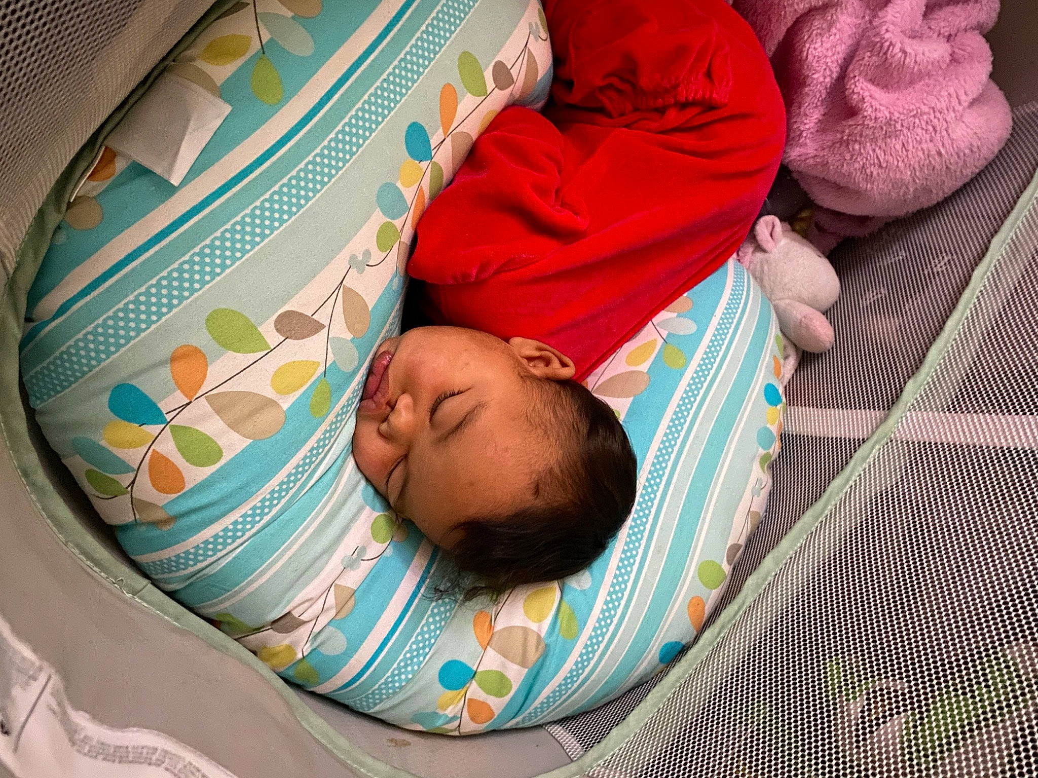 Alora is registered to the contest to win money with this photo: baby, baby_products, baby_safety, baby_sleeping, bed_sheet, bedding, bedtime, blanket, child, comfort, fun, infant_bed, linens, nap, pattern, person, room, skin, sleep, textile