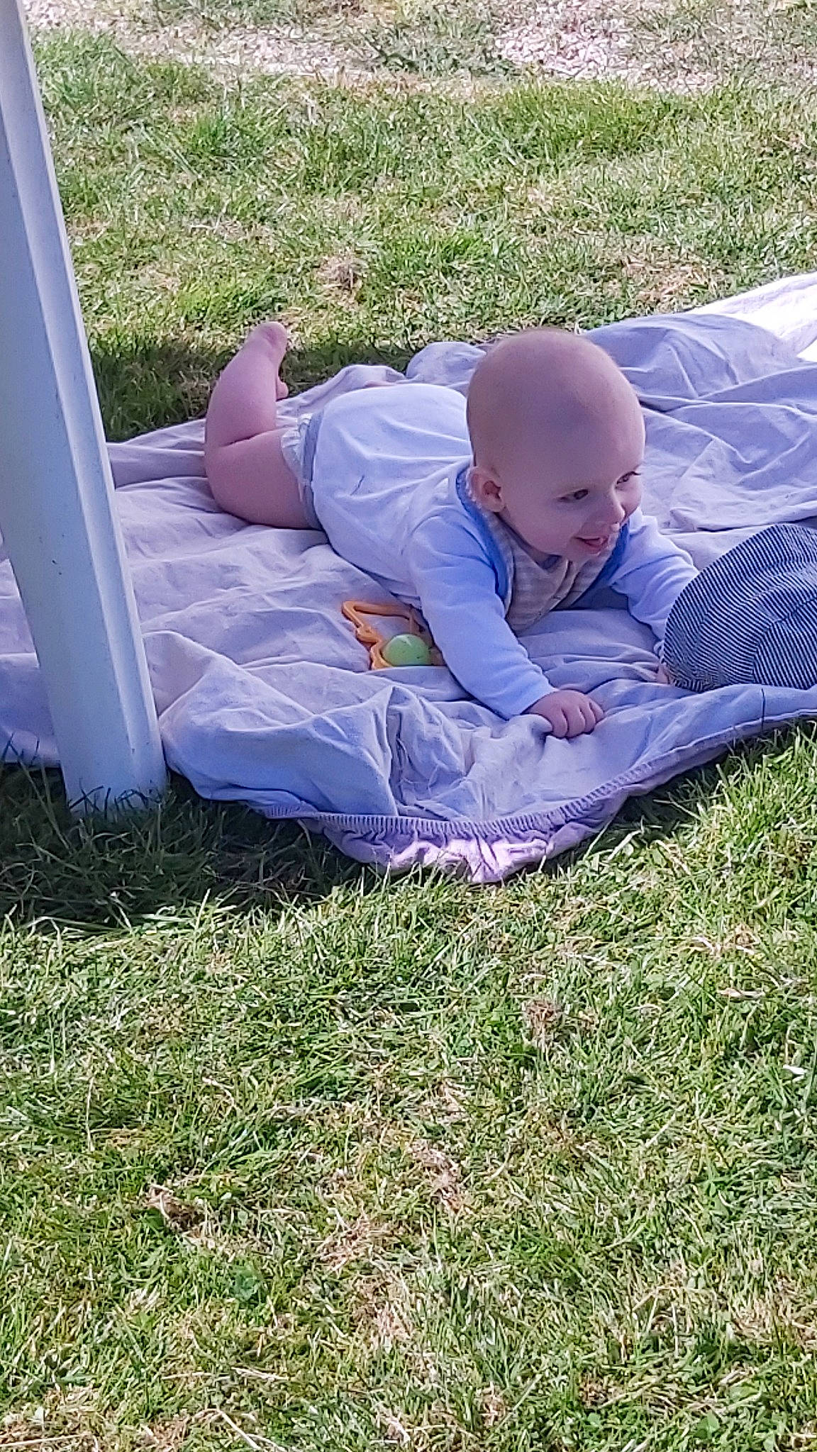 Tylio participe au concours pour gagner de l'argent avec cette photo : baby, child, grass, lawn, leaf, nap, person, plant, sleep, summer, toddler, vacation, yard