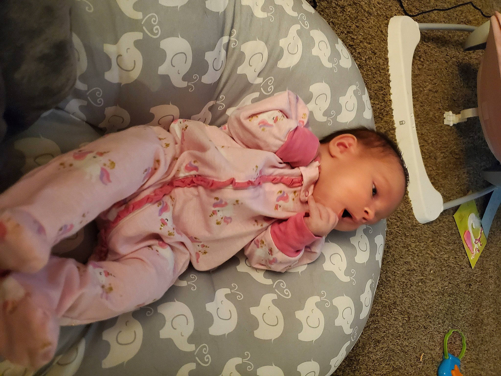 Olivia is registered to the contest to win money with this photo: baby, bedtime, birth, child, mouth, nap, person, skin, toddler