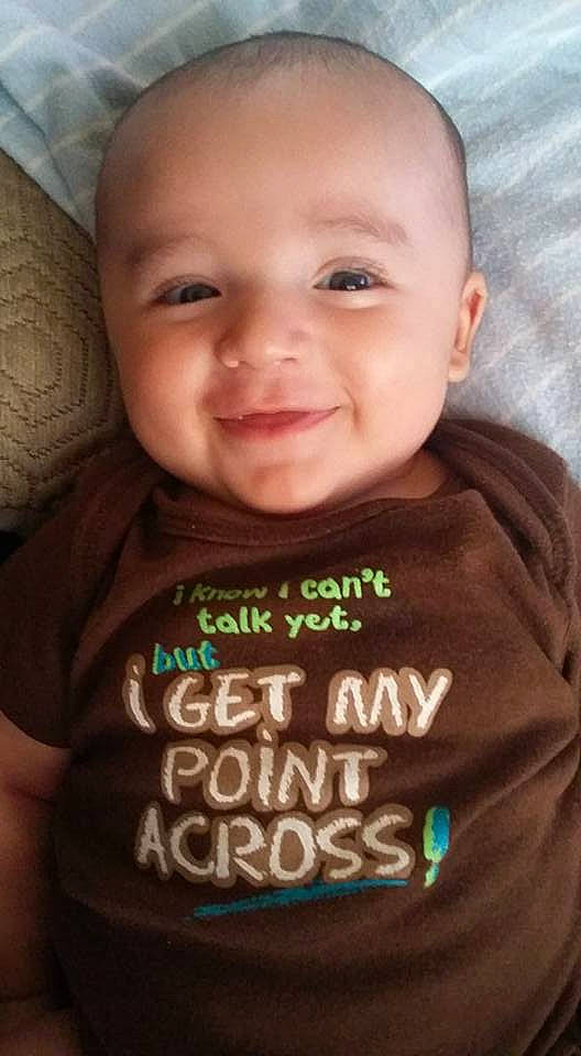 Logan joined the competition — help win amazing prizes! cheek, child, day, face, forehead, head, infant, lip, nose, person, product, skin, smile, toddler