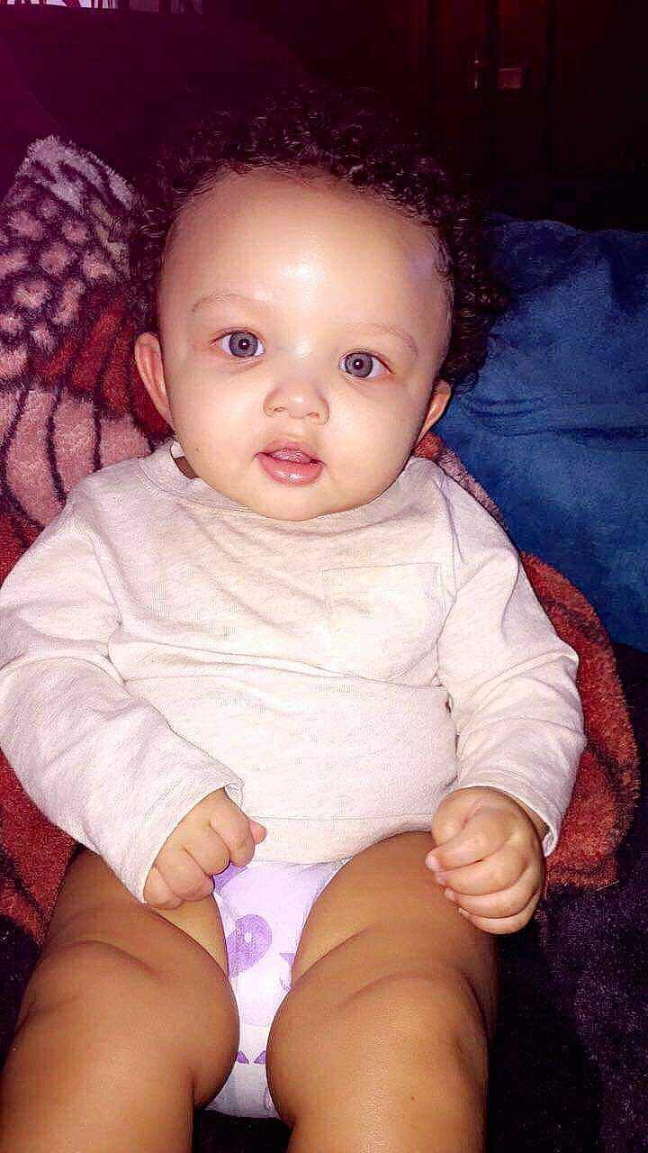 Zaydrien joined the competition — help win amazing prizes! baby, beauty, cheek, child, chin, eye, face, finger, head, iris, leg, lip, mouth, nose, person, pink, sitting, skin, smile, toddler