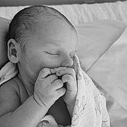 Matteo joined the competition — help win amazing prizes! newborn, baby, infant, black_and_white, blanket, sleeping, face, hand, skin, closeup, portrait, peaceful, soft, wrapped, cute, resting, child, newborn_baby, tender, young