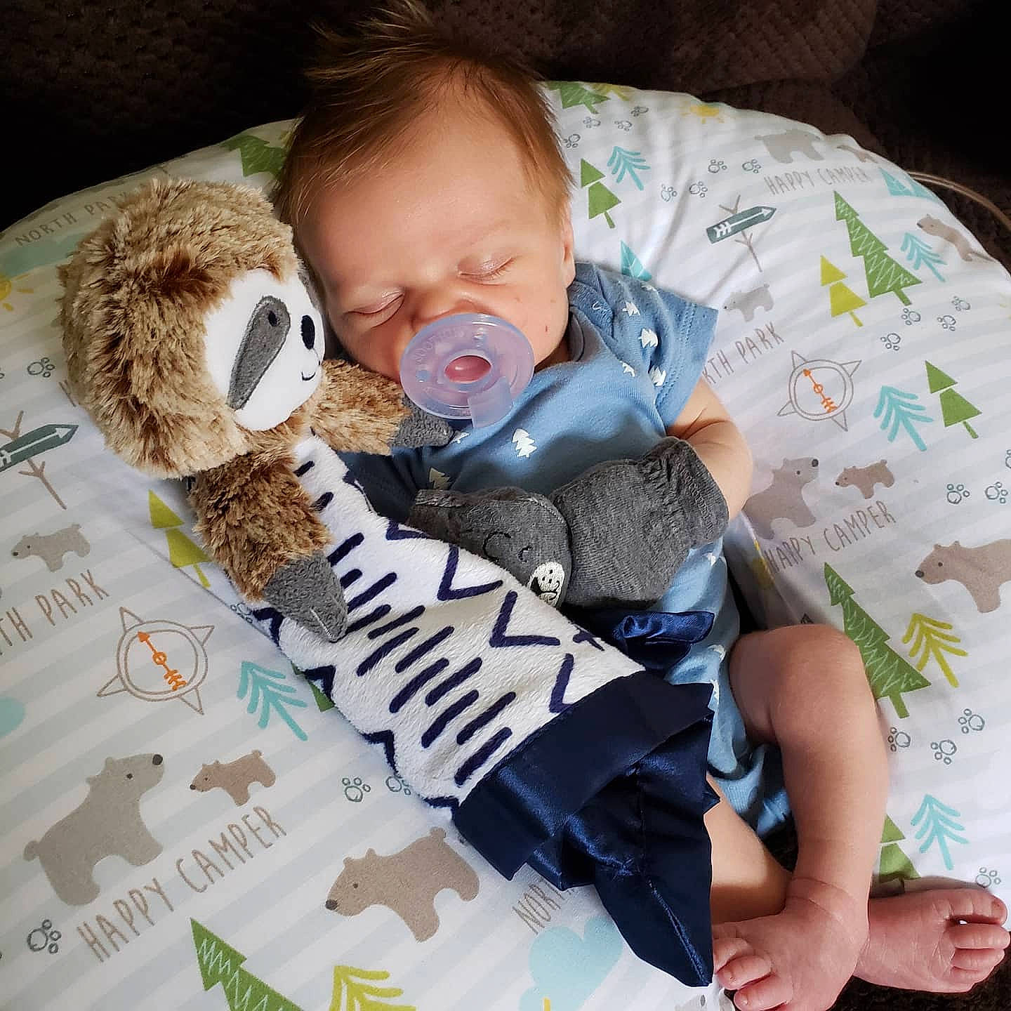 Devlin is registered to the contest to win money with this photo: baby, baby_products, baby_sleeping, baby_toddler_clothing, bedding, bedtime, child, comfort, human, linens, nap, person, plush, sleep, stuffed_toy, textile, toddler