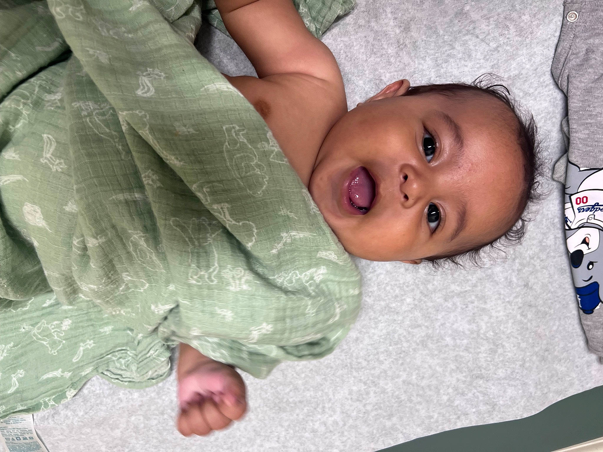 Julio joined the competition — help win amazing prizes! baby, baby_products, baby_toddler_clothing, beauty, cheek, child, comfort, eye, eyelash, finger, gesture, happy, iris, linens, mouth, nose, person, skin, sleeve, smile