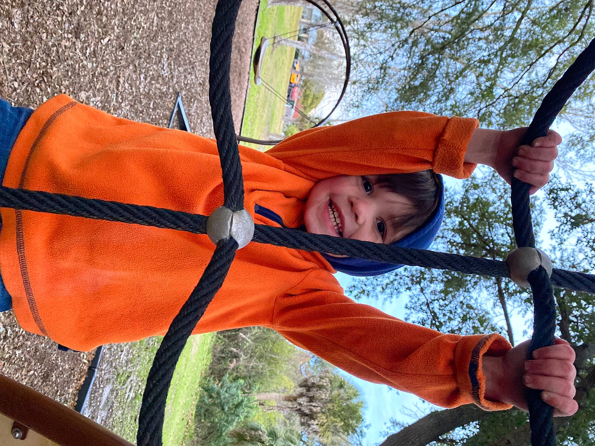 Zaydan is registered to the contest to win money with this photo: bicycle, bicycle_frame, bicycle_handlebar, bicycle_tire, bicycle_wheel, child, fun, happy, joy, leisure, outdoor_play_equipment, people_in_nature, person, photograph, playground, public_space, recreation, sky, tire, toddler