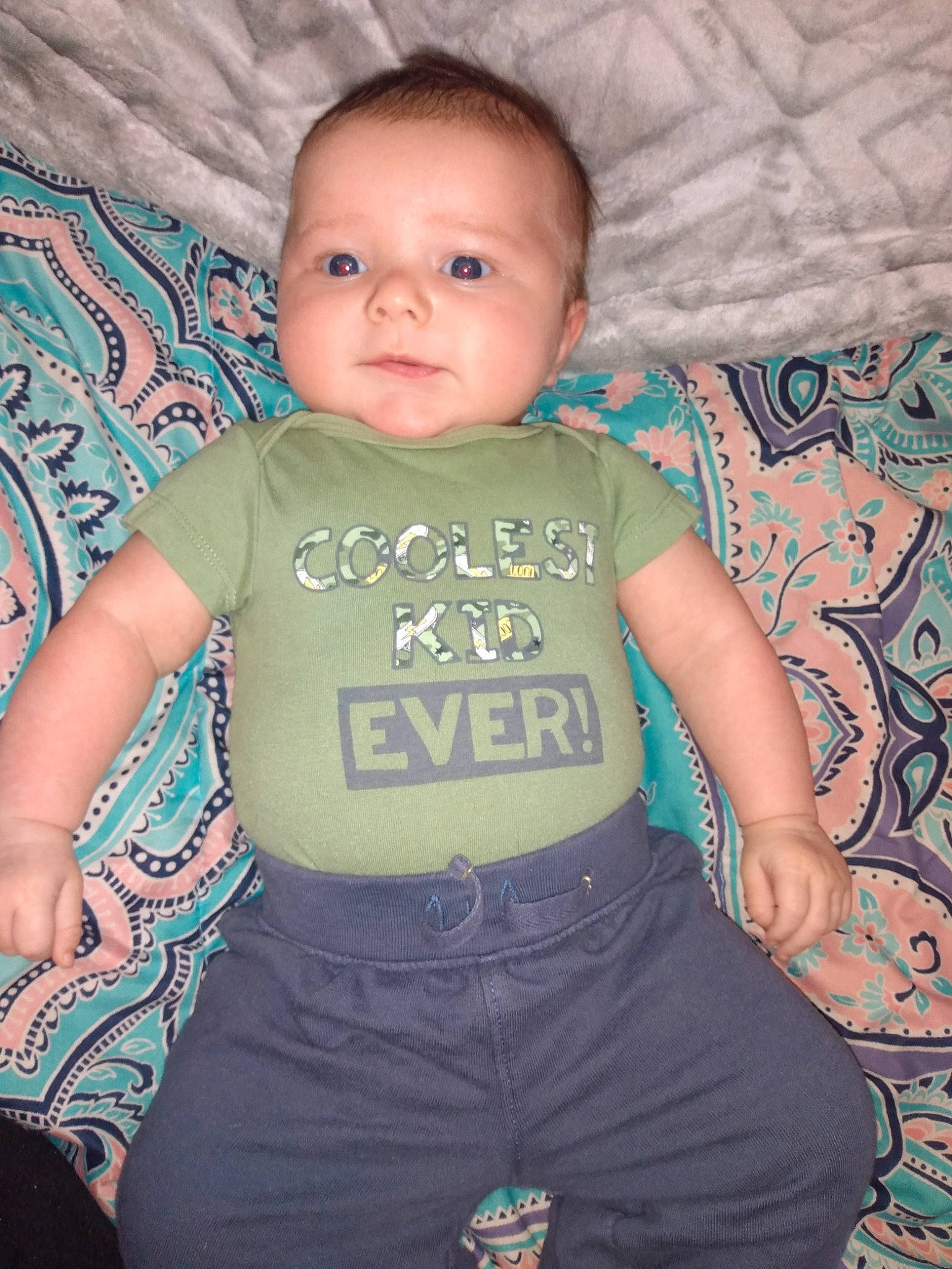 Jerry joined the competition — help win amazing prizes! baby, baby_toddler_clothing, cheek, cool, eye, happy, head, iris, mouth, neck, nose, person, pink, skin, sleeve, standing, stomach, t_shirt, textile, toddler