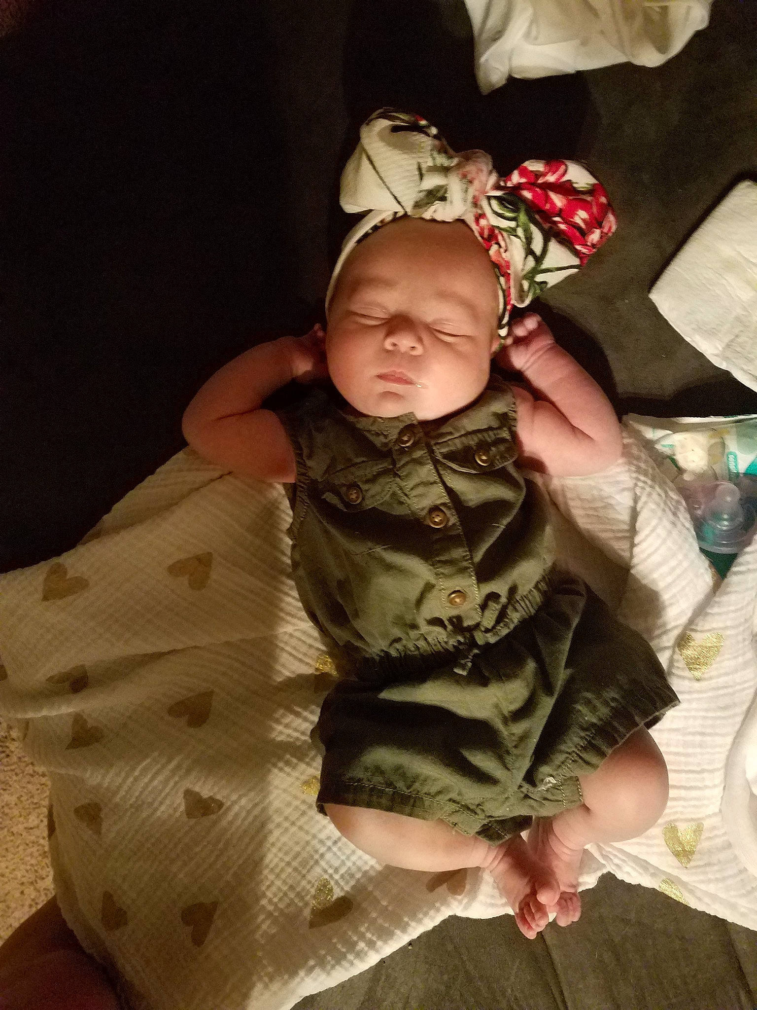 Kamryn is registered to the contest to win money with this photo: baby, baby_toddler_clothing, child, dress, person, sitting, skin, smile, toddler