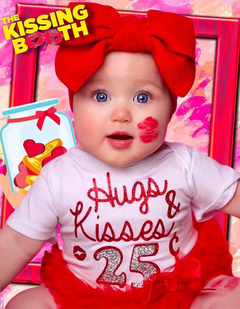 Emberlee is registered to the contest to win money with this photo: baby, baby_toddler_clothing, cap, cheek, cool, face, facial_expression, font, fun, happy, hat, headwear, person, pink, product, red, skin, sleeve, smile, surprise