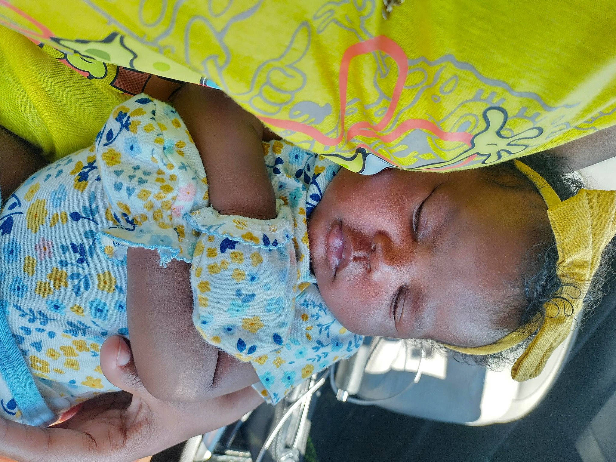 Amiri joined the competition — help win amazing prizes! baby, baby_products, baby_sleeping, baby_toddler_clothing, bedtime, child, comfort, fun, hand, happy, linens, mouth, nap, orange, pattern, person, sleep, textile, toddler, yellow