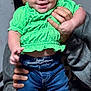 Brytyn is registered to the contest to win money with this photo: adult, baby, boots, child, closeup, colorful, cute, fashion, green_top, hands, happy, headband, holding, hoodie, indoor, jeans, person, pink, portrait, smiling