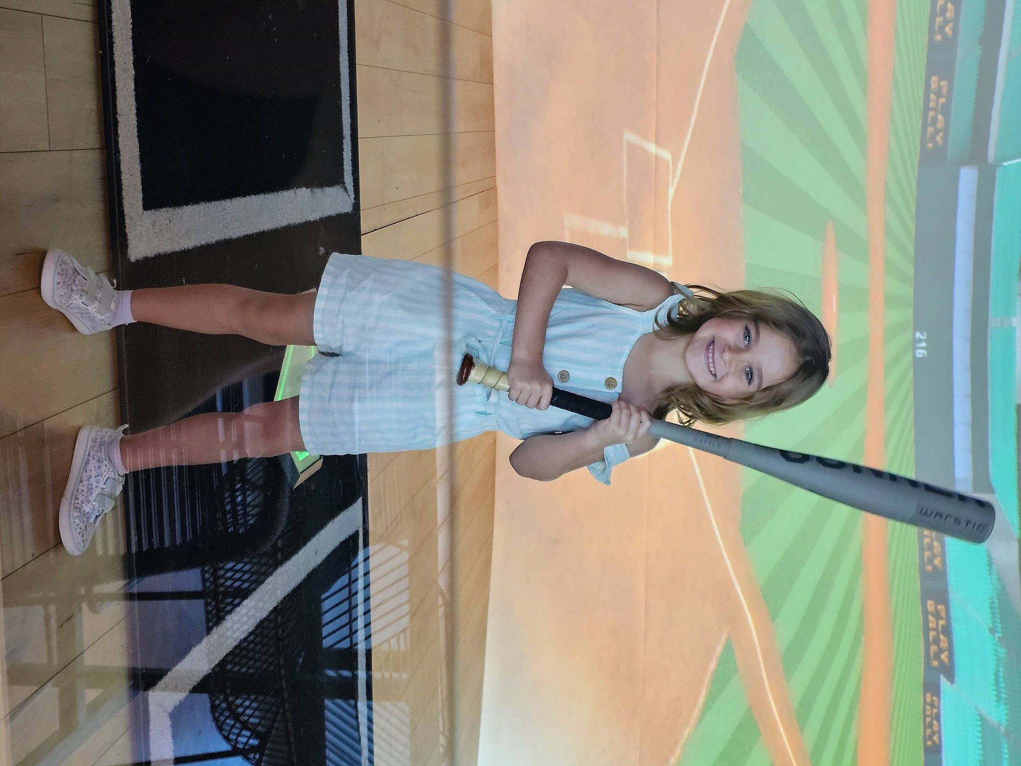 Delaney is registered to the contest to win money with this photo: balance, elbow, event, foot, fun, human_leg, joy, knee, person, smile, thigh