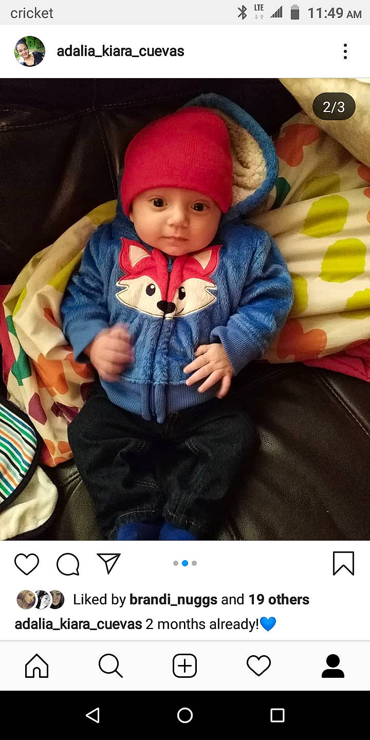 Malikai is registered to the contest to win money with this photo: baby, child, outerwear, person, photo_caption, play, toddler, toy