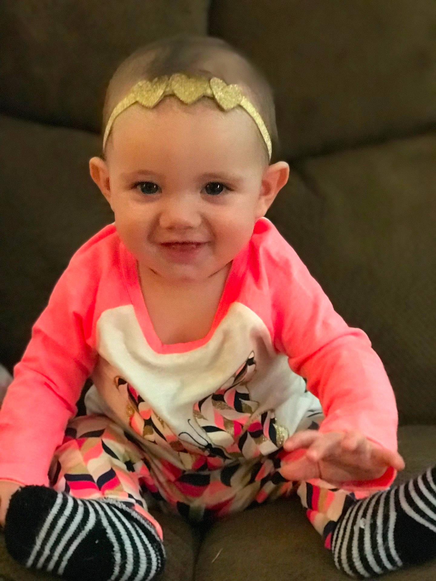 Raelynn joined the competition — help win amazing prizes! cheek, child, ear, girl, hair_accessory, head, headband, headgear, infant, joy, person, product, skin, toddler