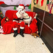 Briella joined the competition — help win amazing prizes! christmas, christmas_decoration, event, fictional_character, holiday, lap, product, santa_claus, tradition