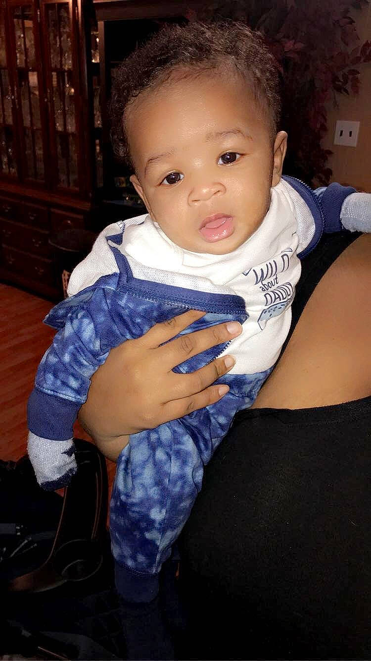 Sekani joined the competition — help win amazing prizes! arm, baby, baby_toddler_clothing, cheek, child, electric_blue, eye, eyelash, face, facial_expression, finger, happy, head, iris, joint, person, skin, sleeve, thumb, toddler