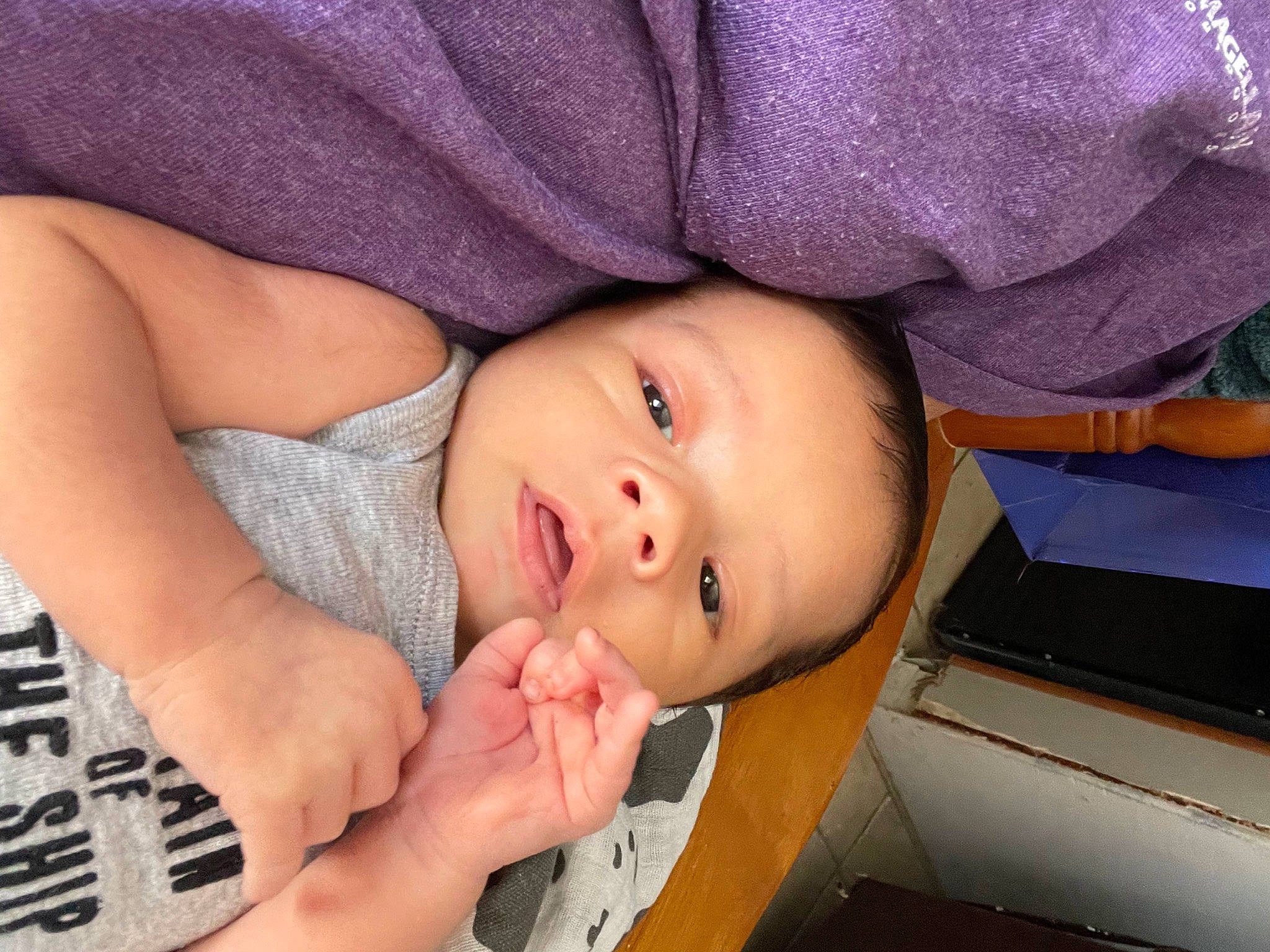 Cayden is registered to the contest to win money with this photo: baby, baby_toddler_clothing, cheek, child, comfort, eye, eyelash, facial_expression, finger, gesture, happy, lip, mouth, nail, nose, person, product, skin, thumb, toddler