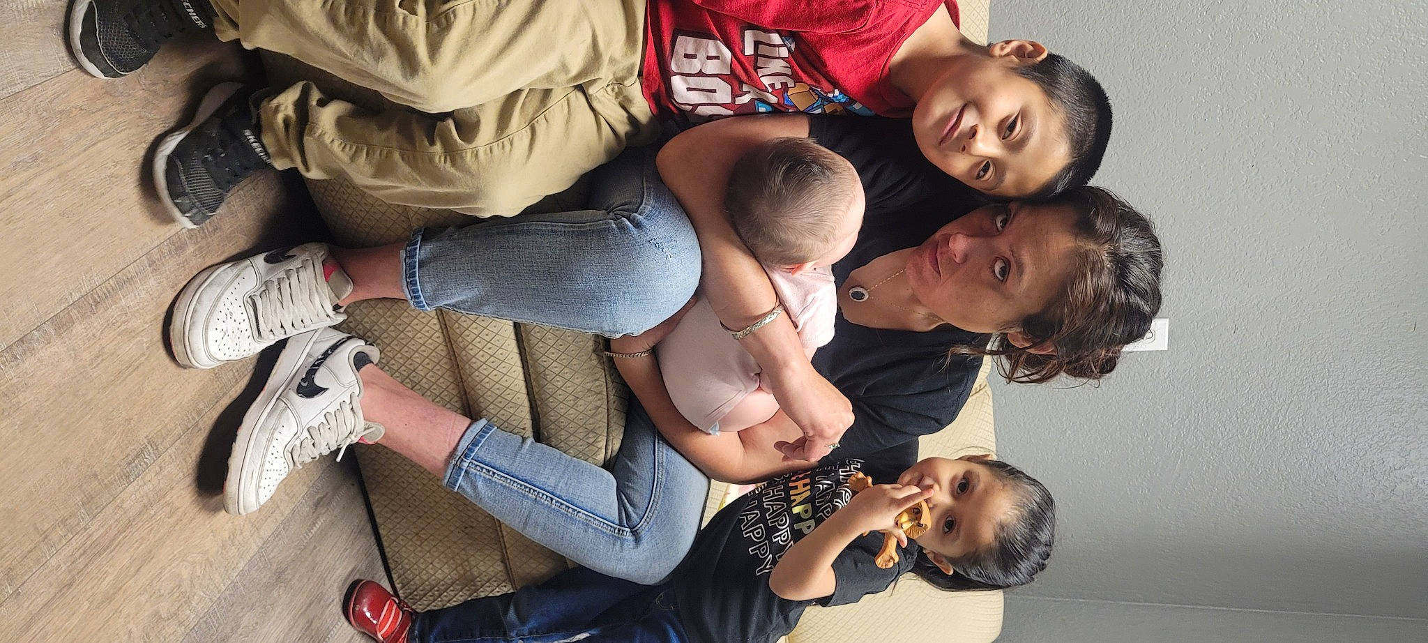 Esequiel is registered to the contest to win money with this photo: abdomen, baby, chest, child, comfort, elbow, event, face, fashion, fun, gesture, happy, human_leg, joy, person, photograph, room, sitting, snapshot, thigh