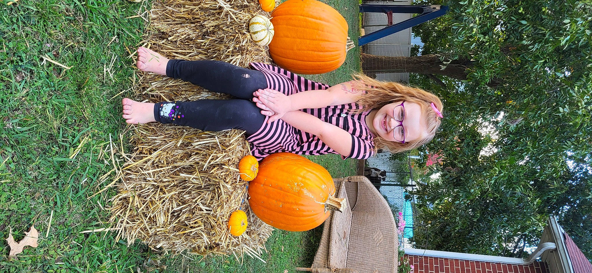 Brandy joined the competition — help win amazing prizes! botany, calabaza, cucurbita, facial_expression, gourd, human_body, joy, leaf, local_food, natural_foods, orange, people_in_nature, person, photograph, plant, pumpkin, smile, squash, tree, vegetable