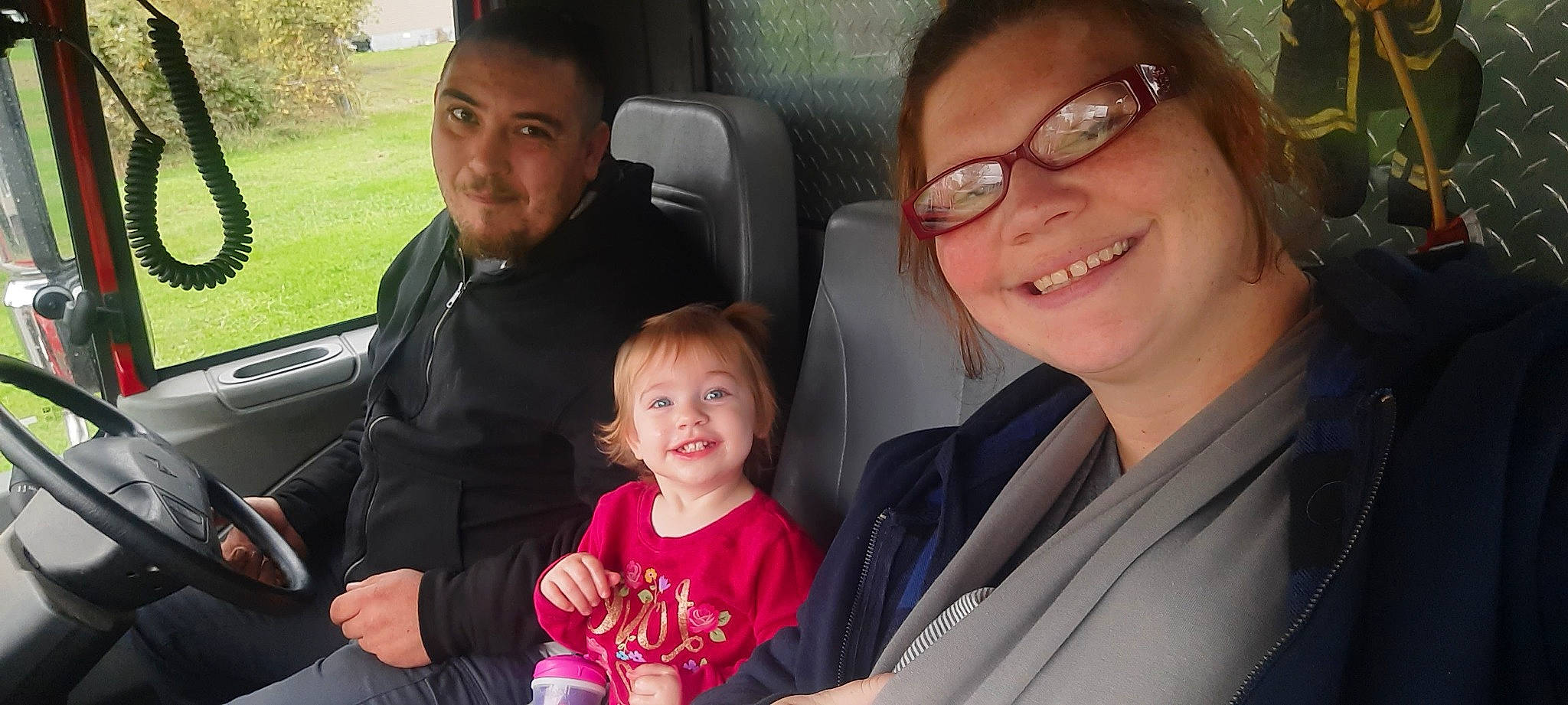 Baylee joined the competition — help win amazing prizes! car, car_seat, car_seat_cover, eyewear, facial_expression, fun, happy, head_restraint, joy, mammal, motor_vehicle, people, person, seat_belt, skin, smile, snapshot, social_group, toddler, travel