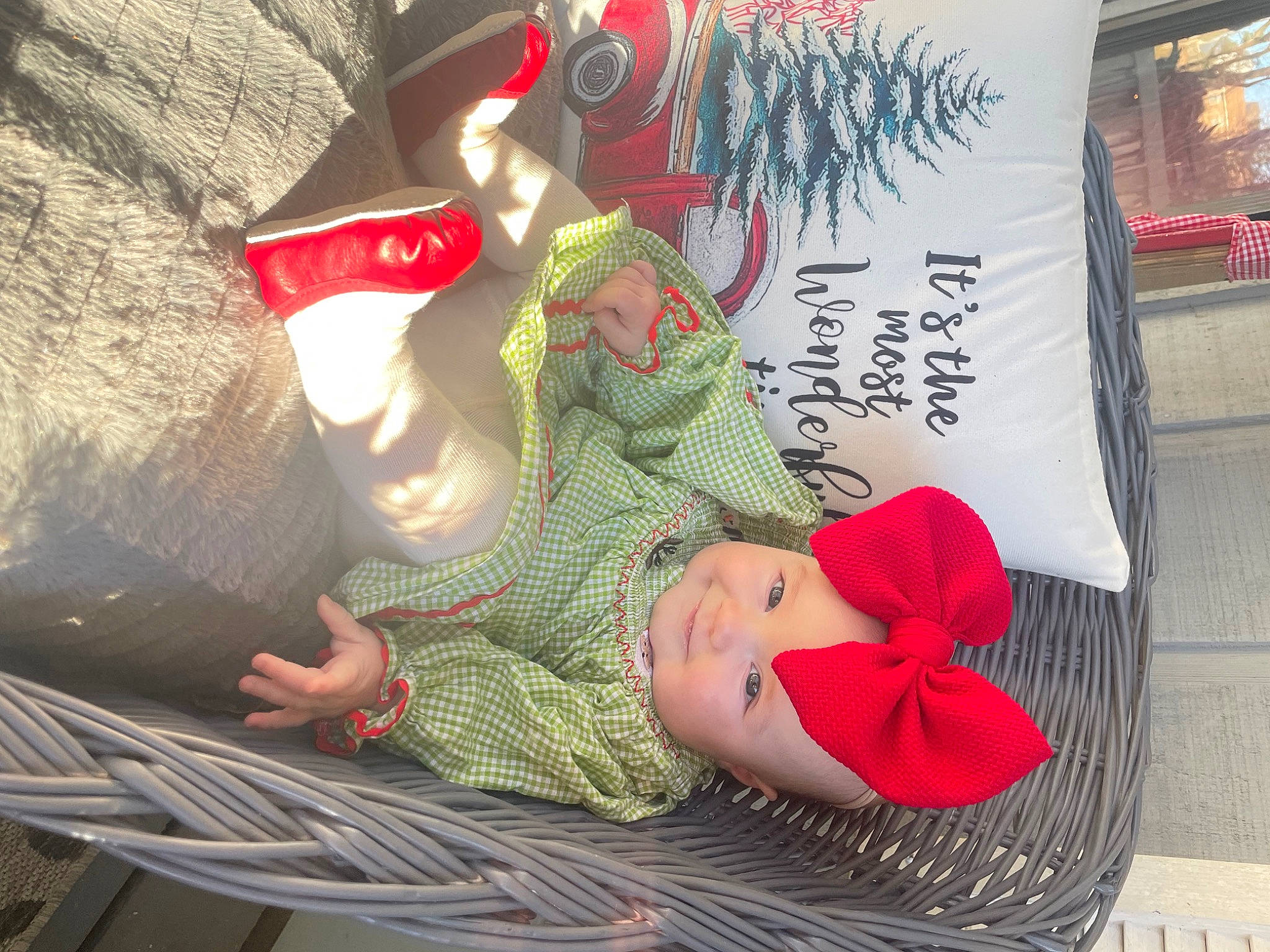 Molly Grace is registered to the contest to win money with this photo: art, baby, baseball_cap, cap, carmine, child, comfort, doll, event, fictional_character, hat, headwear, human_body, joy, leisure, linens, pattern, person, sitting, stuffed_toy