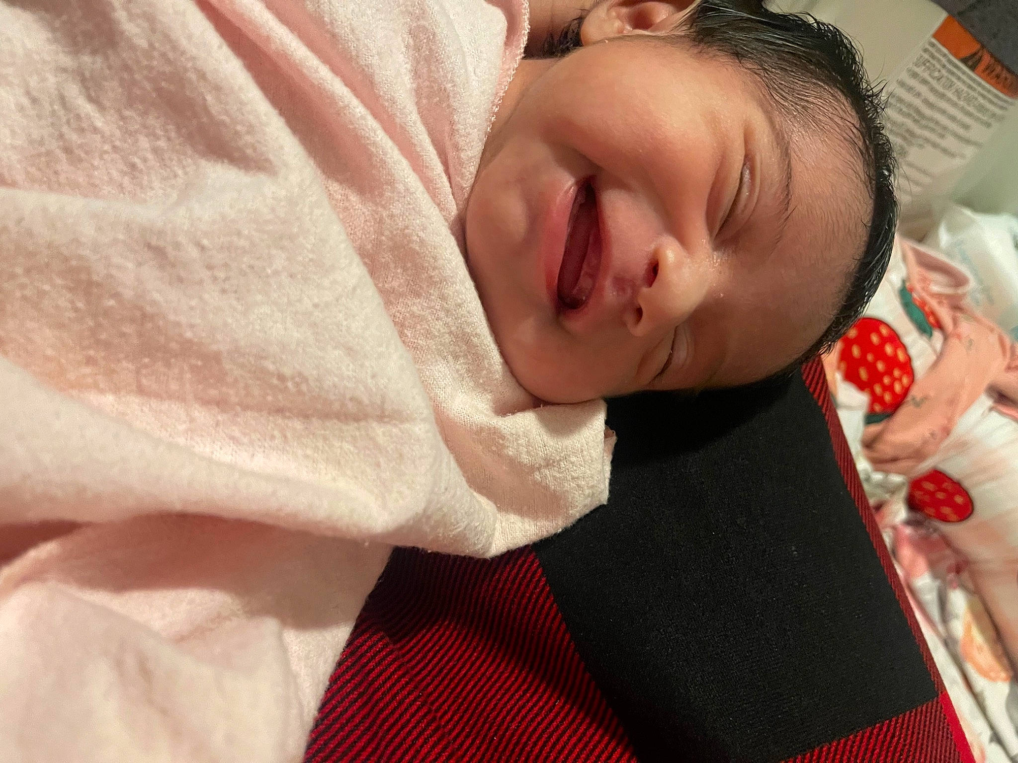 Natalia is registered to the contest to win money with this photo: baby, baby_products, baby_sleeping, baby_toddler_clothing, bedtime, child, childbirth, comfort, event, eyelash, facial_expression, linens, nap, pattern, person, plaid, room, sleep, sleeve, tartan