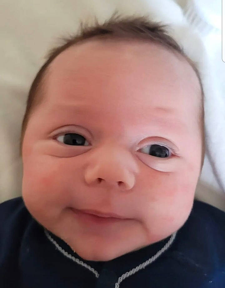 Arlo joined the competition — help win amazing prizes! baby, baby_toddler_clothing, cheek, child, chin, ear, eyebrow, eyelash, happy, iris, lip, mouth, no_expression, nose, person, portrait_photography, skin, smile, toddler