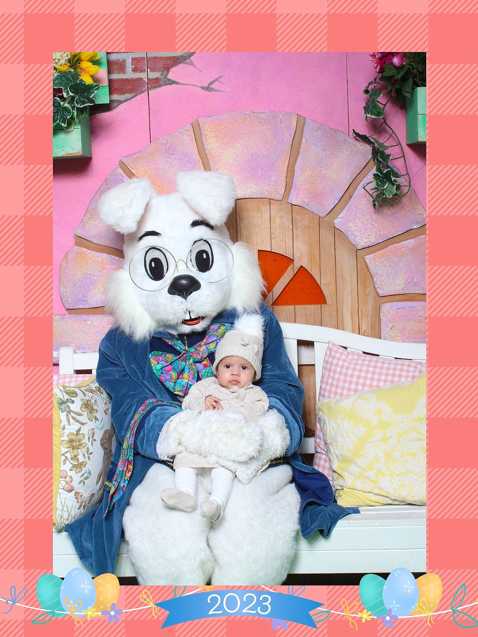 Alessandra is registered to the contest to win money with this photo: child, event, font, fun, fur, happy, headwear, magenta, pattern, person, pink, plush, rectangle, room, stuffed_toy, teddy_bear, textile, toddler, toy