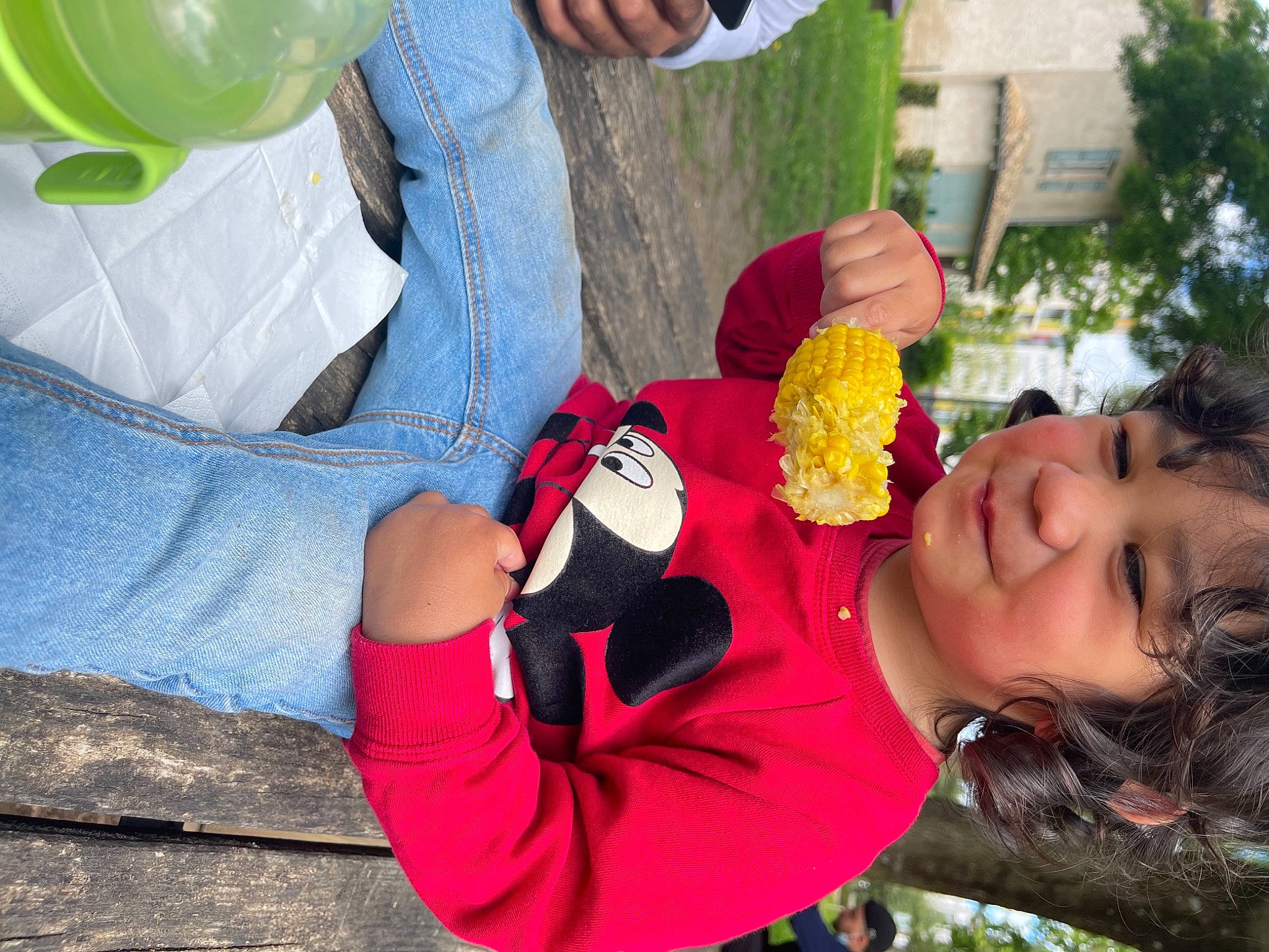 Nolann a rejoint le concours — aidez-le/la à gagner de superbes lots ! balloon, child, clothing, event, flower, fun, grass, green, happy, leisure, magenta, people_in_nature, person, petal, plant, play, recreation, red, sitting, tree