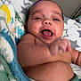 Twins joined the competition — help win amazing prizes! baby, smiling, blanket, wrapped, happy, infant, child, cute, skin, arm, face, expression, cozy, indoor, person, toddler, soft, colorful, comfort, joyful