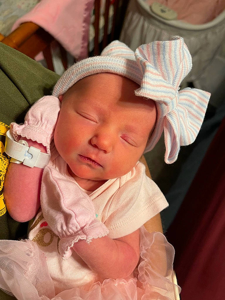 Zoey is registered to the contest to win money with this photo: baby, baby_sleeping, baby_toddler_clothing, cap, cheek, chin, comfort, eye, eyebrow, happy, headgear, iris, linens, lip, mouth, neck, person, pink, skin, sleeve