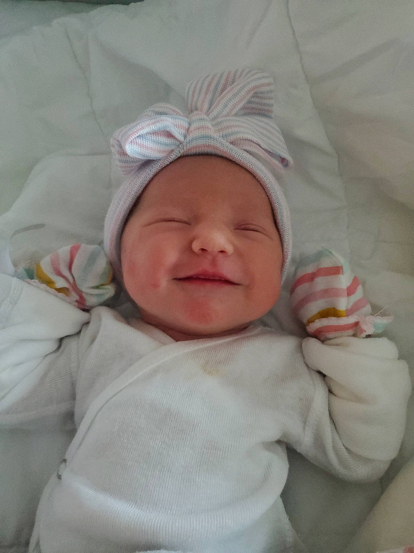 Zoey is registered to the contest to win money with this photo: baby, baby_sleeping, baby_toddler_clothing, cheek, child, chin, comfort, eye, eyebrow, face, happy, head, headwear, iris, linens, lip, nose, person, sleeve, smile