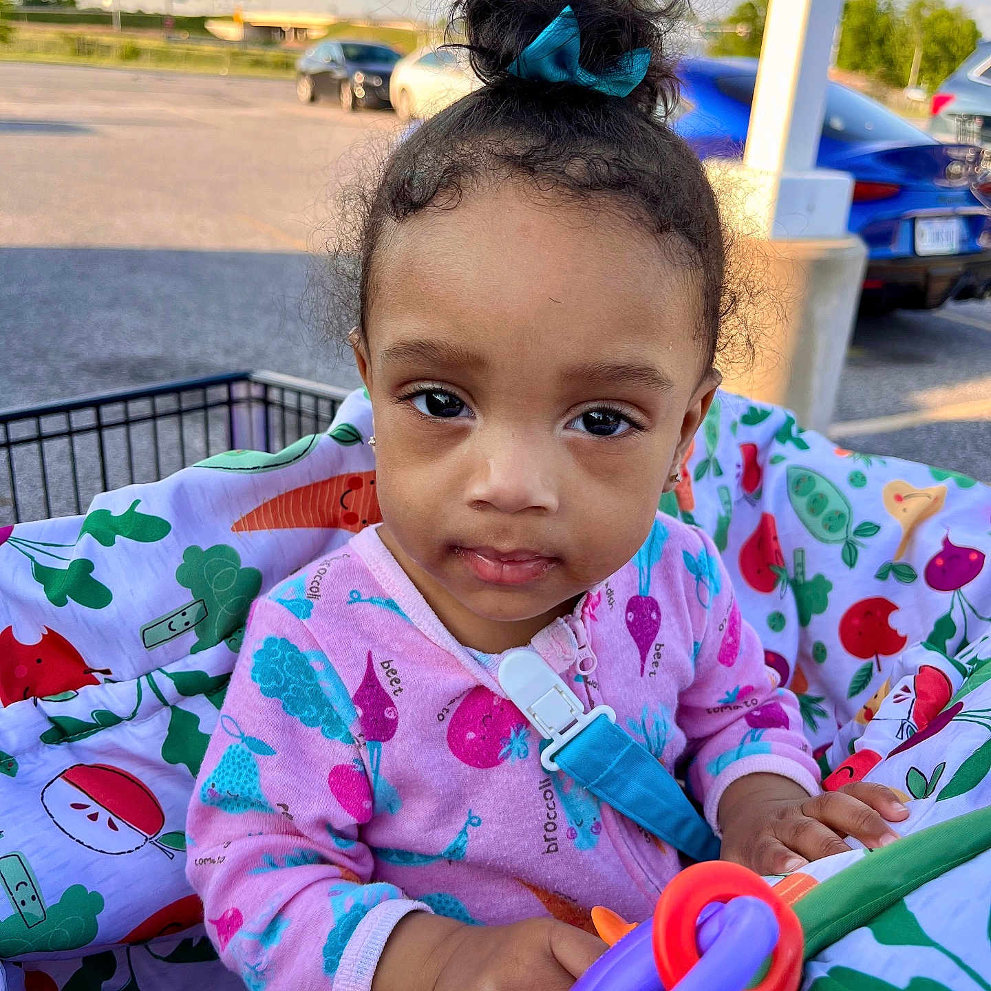 Ulani joined the competition — help win amazing prizes! car, child, city, clothing, dress, face, female, girl, hair, happy, head, person, photography, portrait, road, smile, street, summer, transportation, vehicle