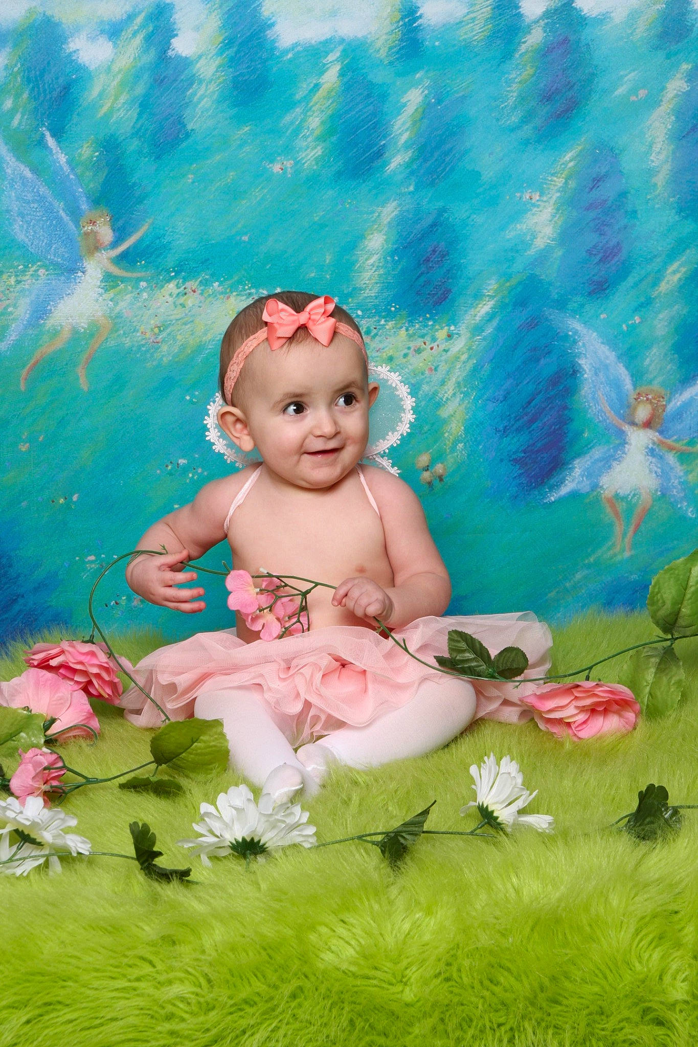 Aryanna is registered to the contest to win money with this photo: art, baby, child, fictional_character, flower, fun, happy, headwear, illustration, joy, painting, person, photography, pink, plant, portrait, smile, summer, toddler, water_lily