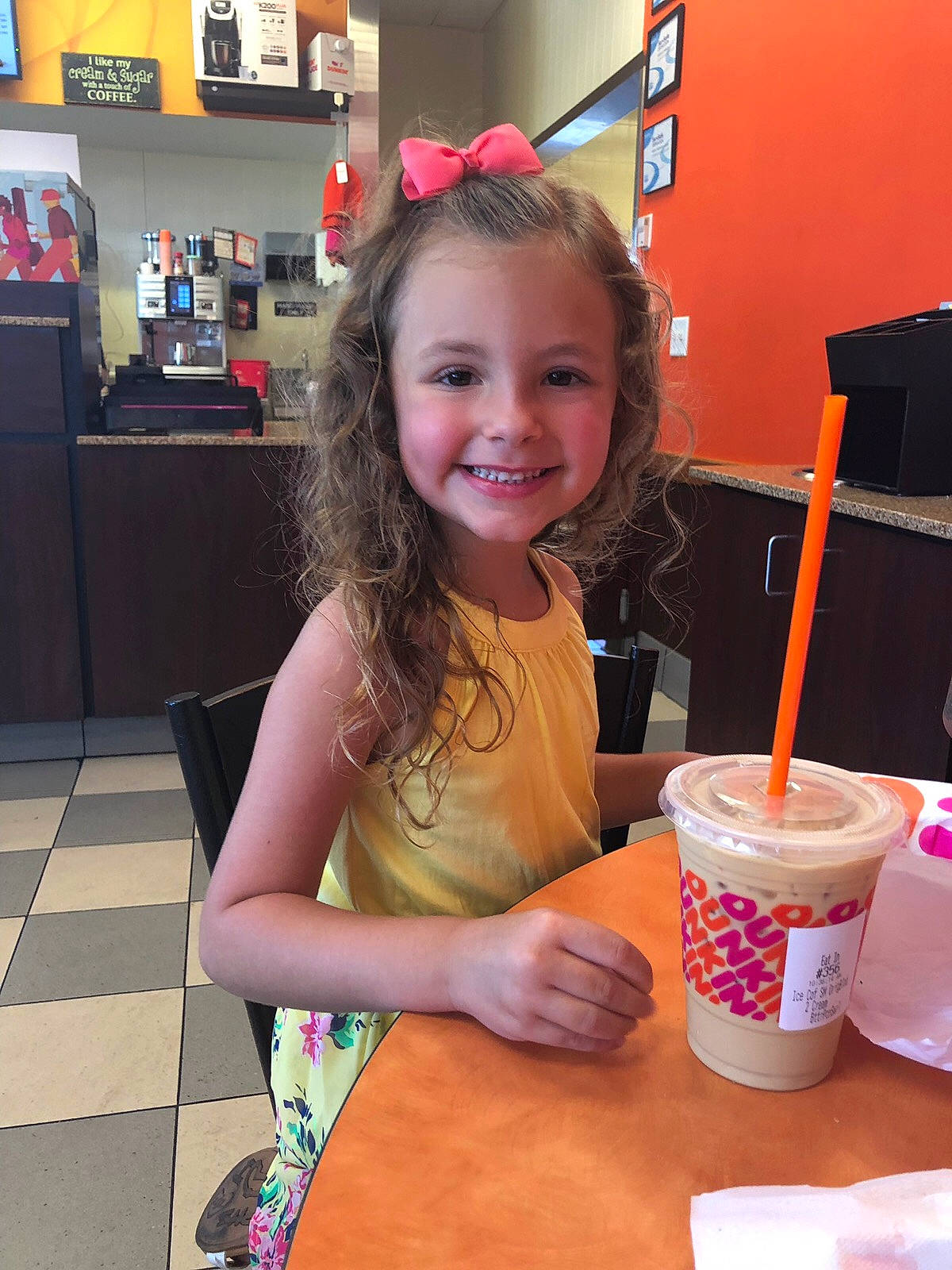 Avianna joined the competition — help win amazing prizes! child, food, joy, person, smoothie, toddler