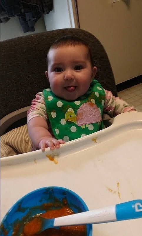 Aries joined the competition — help win amazing prizes! baby, baby_products, baby_safety, baby_toddler_clothing, baby_toys, bib, blue, cheek, child, comfort_food, fun, person, plastic, play, room, sitting, smile, sweetness, t_shirt, toddler