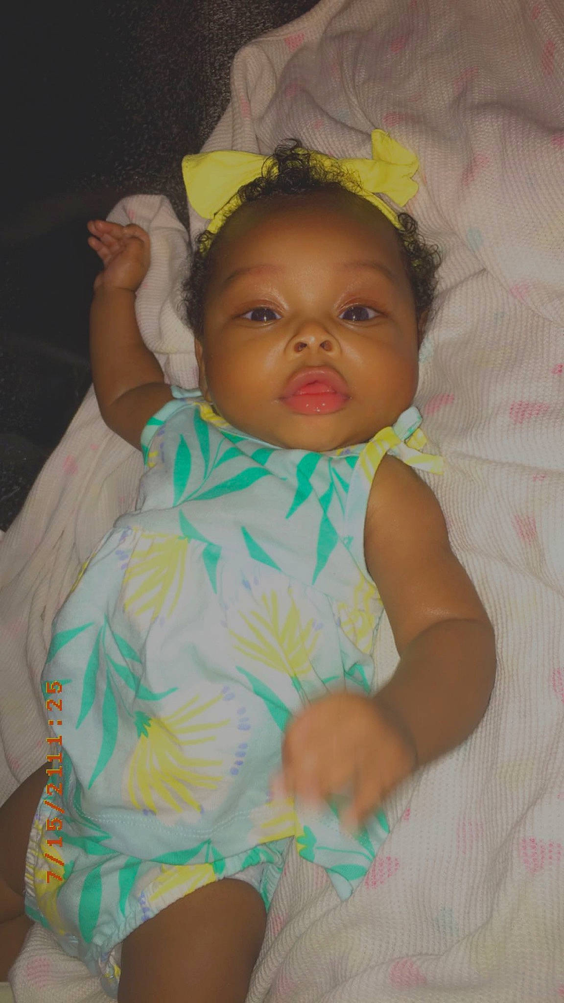 Kylynn joined the competition — help win amazing prizes! baby, baby_toddler_clothing, beauty, cheek, child, dress, eye, eyebrow, finger, happy, iris, lip, mouth, nose, person, pink, product, skin, sleeve, textile