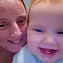 Scott joined the competition — help win amazing prizes! woman, baby, smile, face, closeup, joyful, person, child, portrait, happy, skin, head, human, family, love, cute, infant, babyclothes, eyes, mouth