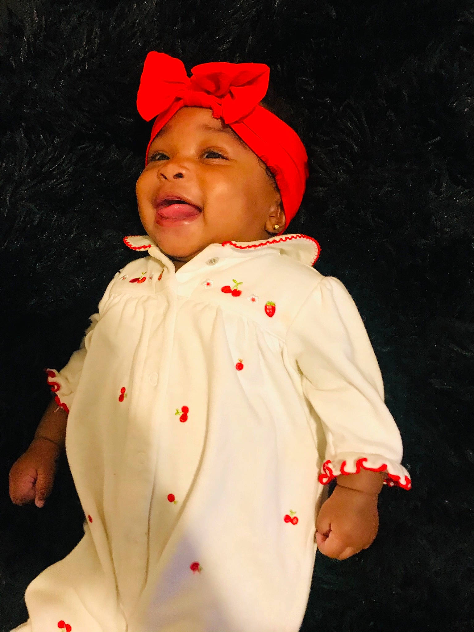 Ilani joined the competition — help win amazing prizes! baby, baby_toddler_clothing, bonnet, carmine, child_model, costume, costume_accessory, costume_hat, headgear, headwear, hood, lip, person, pleased, portrait_photography, sleeve, toddler