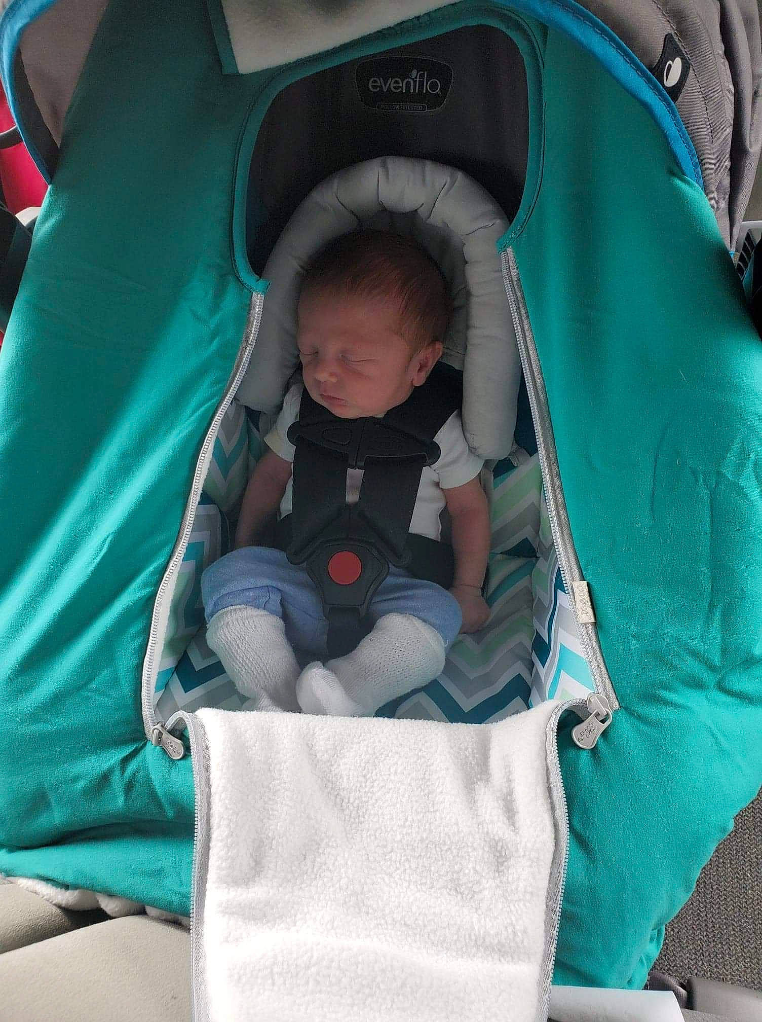 Konner is registered to the contest to win money with this photo: baby, baby_carriage, baby_carrier, baby_in_car_seat, baby_products, child, comfort, person, product, sleep, tent