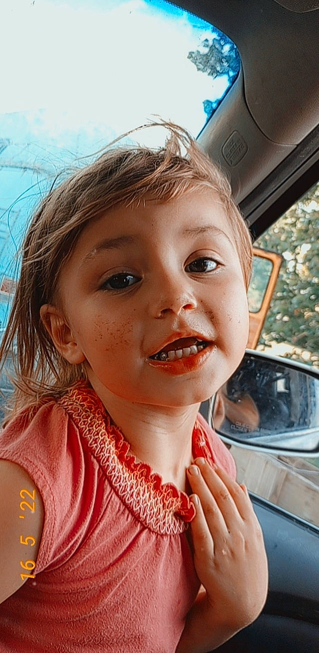 Amy joined the competition — help win amazing prizes! automotive_mirror, chin, cool, eyebrow, eyelash, facial_expression, gesture, happy, human, iris, lip, mirror, motor_vehicle, mouth, nose, organ, person, skin, smile, summer