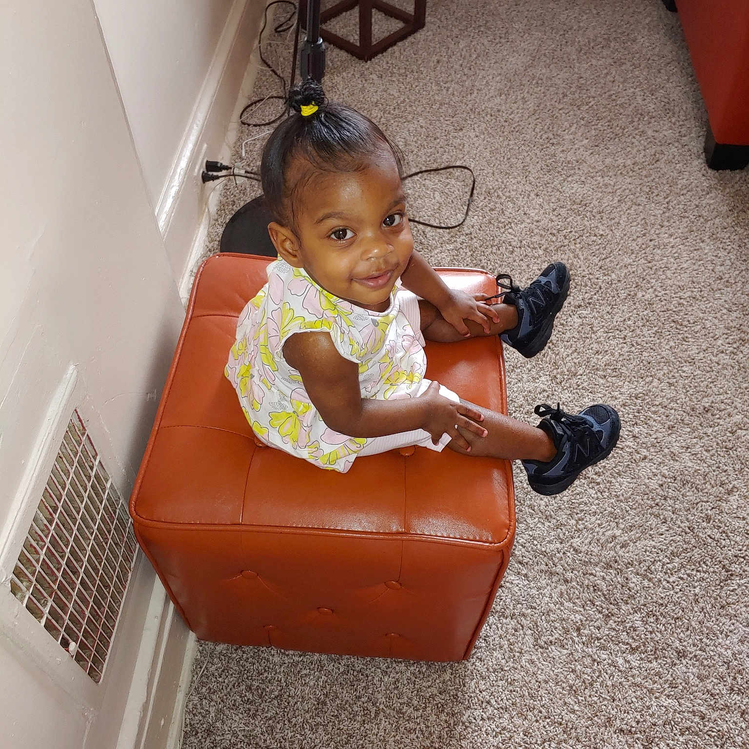 Honesty is registered to the contest to win money with this photo: child, floor, flooring, leg, person, sitting, skin, toddler