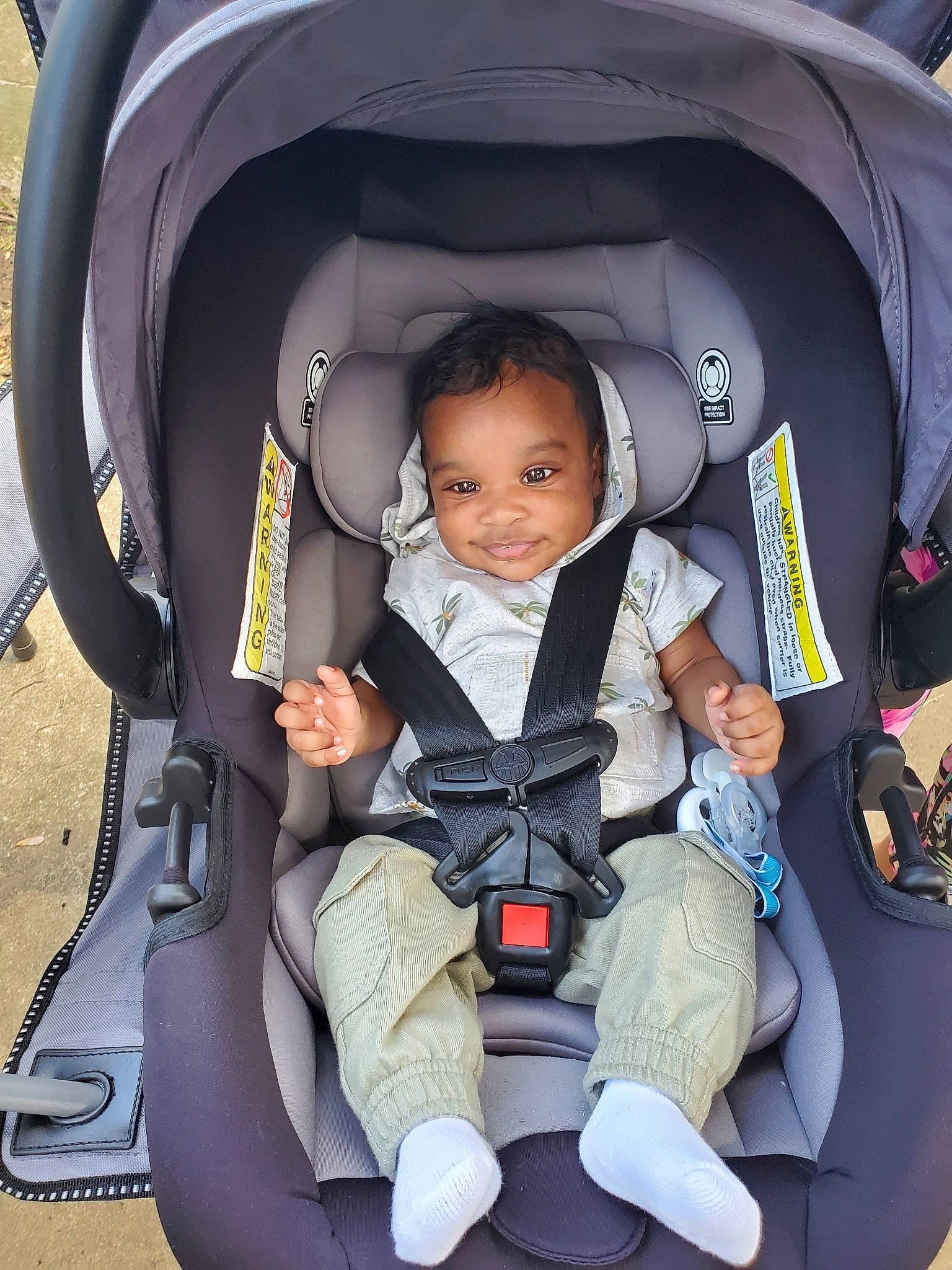 Sincere is registered to the contest to win money with this photo: auto_part, baby, baby_carriage, baby_in_car_seat, baby_products, car_seat, car_seat_cover, child, comfort, joy, person, product, seat_belt, toddler
